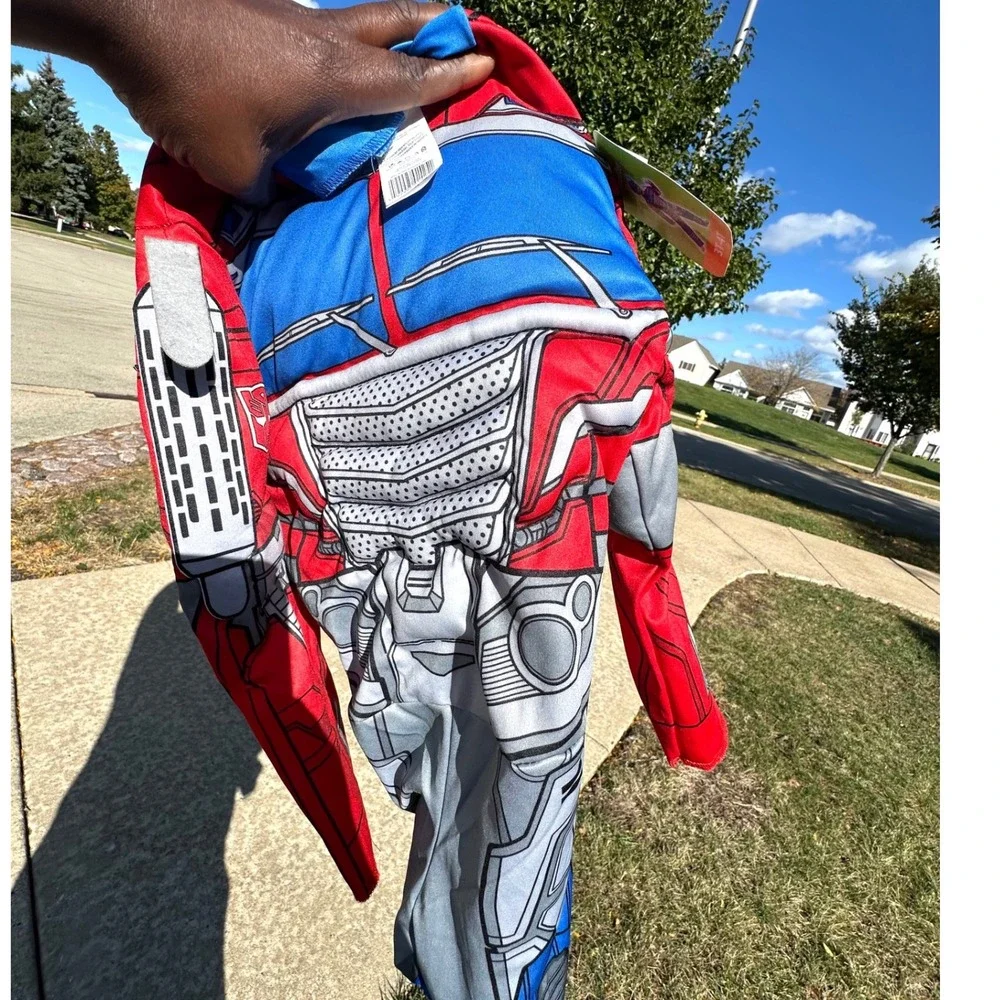 Toddler Boys Transformers Optimus Prime Muscle Costume Size 3T-4T‎ - No Mask